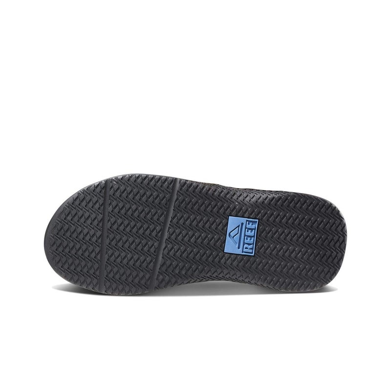 Reef Anchor Mens Beach Flip Flop, Water Friendly, Cushioning Heel Airbag, Grey/Blue, 11 - Image 5